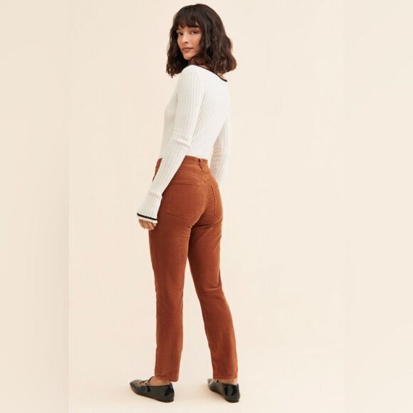 Agolde Riley Long Corduroy Size 26 - Picture 2 of 9